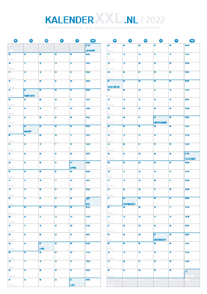 jaarkalender 2022