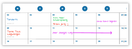 De grote jaarkalender 2023 | kalenderxxl.nl